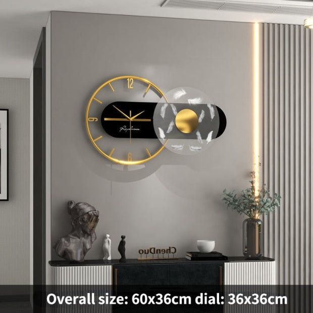 Horloge murale avec montre lumineuse Horloges numériques