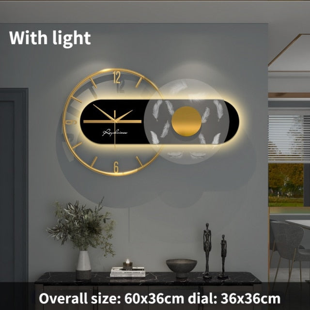 Wall Clock with Light Watch Digital Clocks