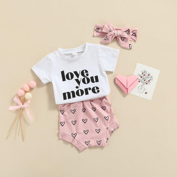 Love You More Heart Outfit - MomyMall