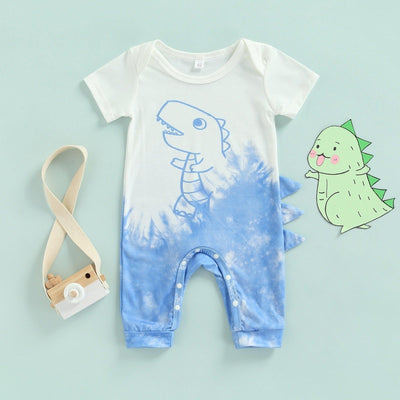 Tie Dye Dinosaur Romper