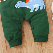 Green Dinosaur Roar Romper - MomyMall