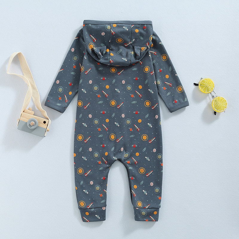 Outer Space Planet Romper - MomyMall