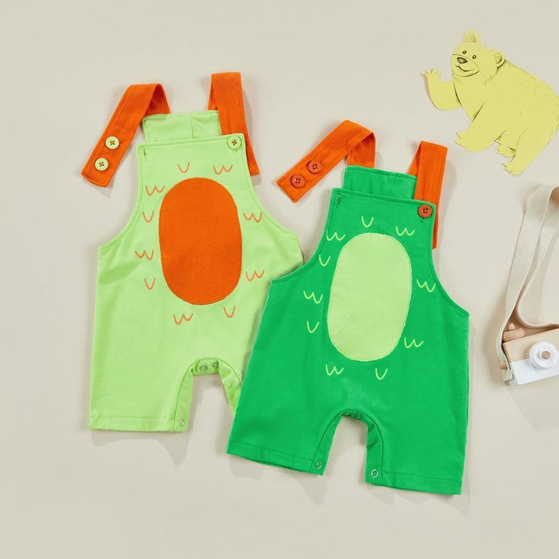 Overalls Dinosaur Romper - MomyMall