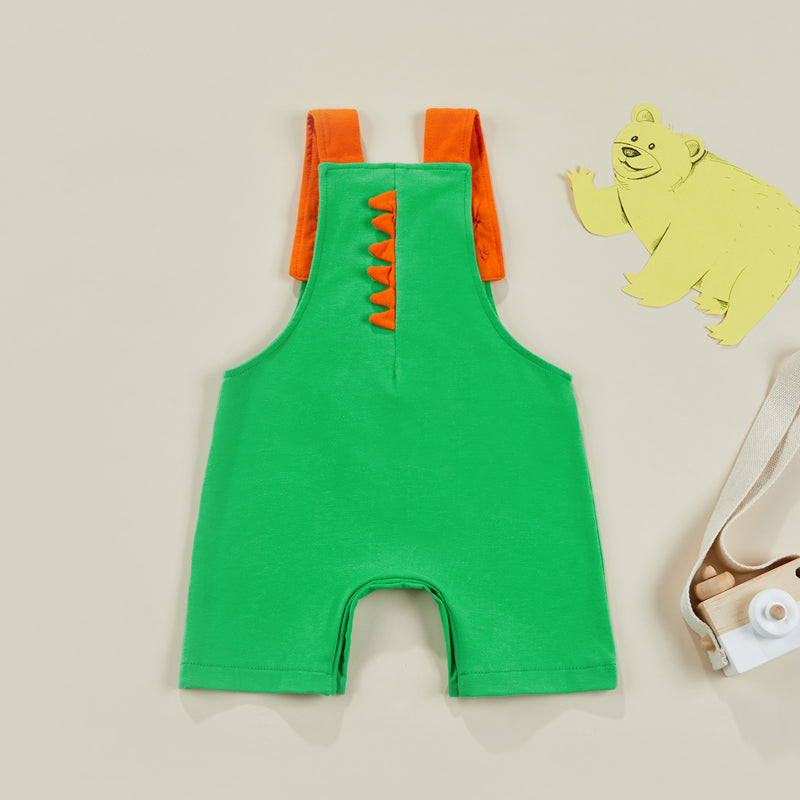 Overalls Dinosaur Romper - MomyMall