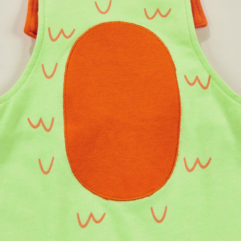 Overalls Dinosaur Romper - MomyMall