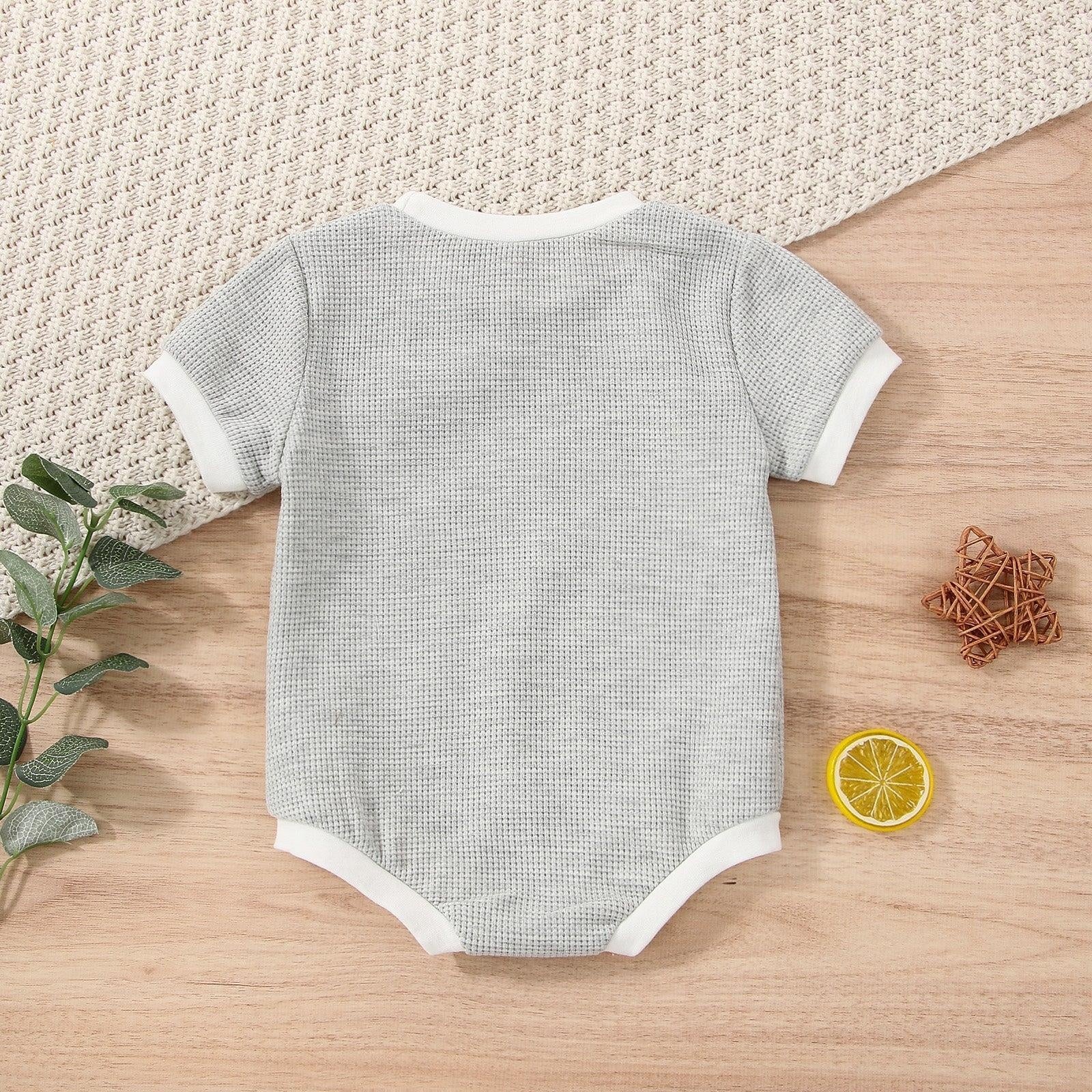 Baby Boy Solid Onesie