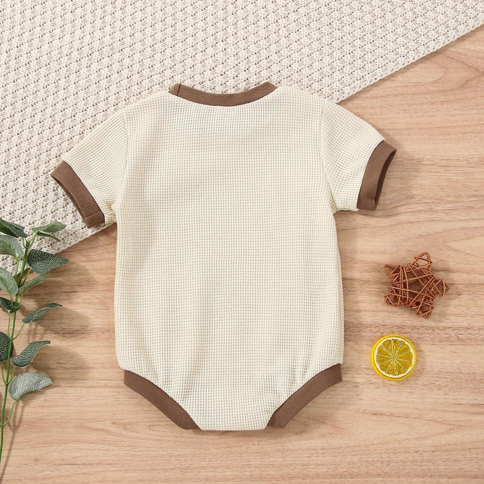 Baby Boy Solid Onesie