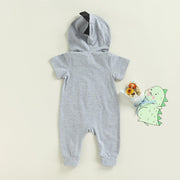 Dinosaur Hoodie Pocket Romper