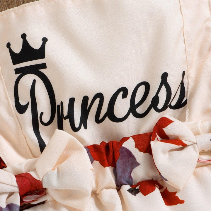 Princess Floral Onesie with Bow - MomyMall