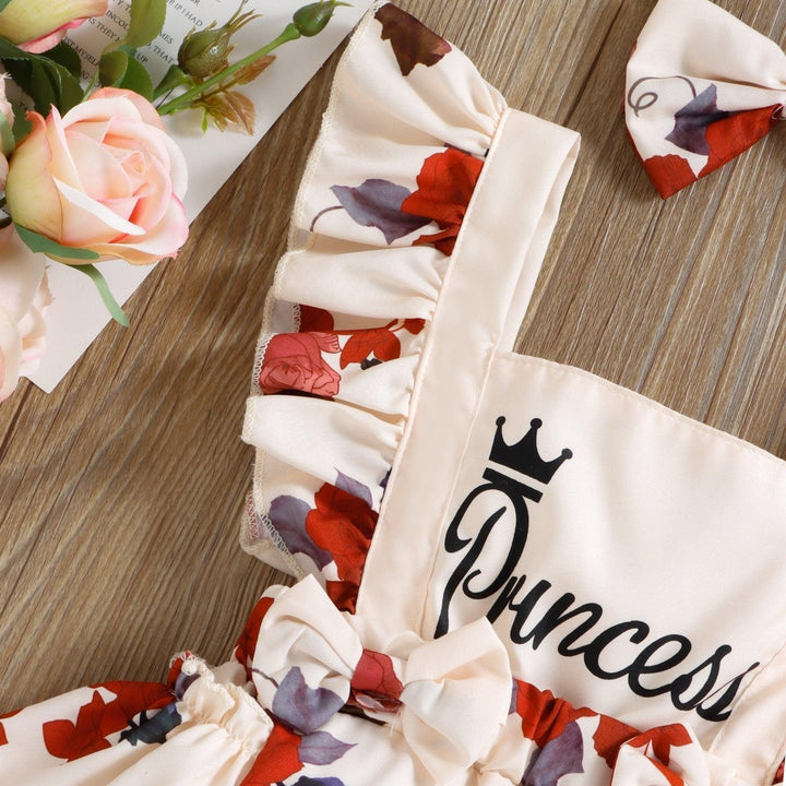 Princess Floral Onesie with Bow - MomyMall