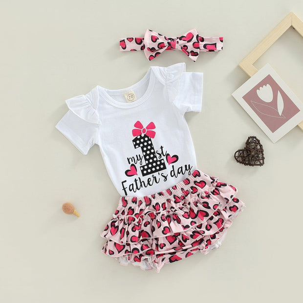 My 1st Fathers Day Heart Outfit - MomyMall