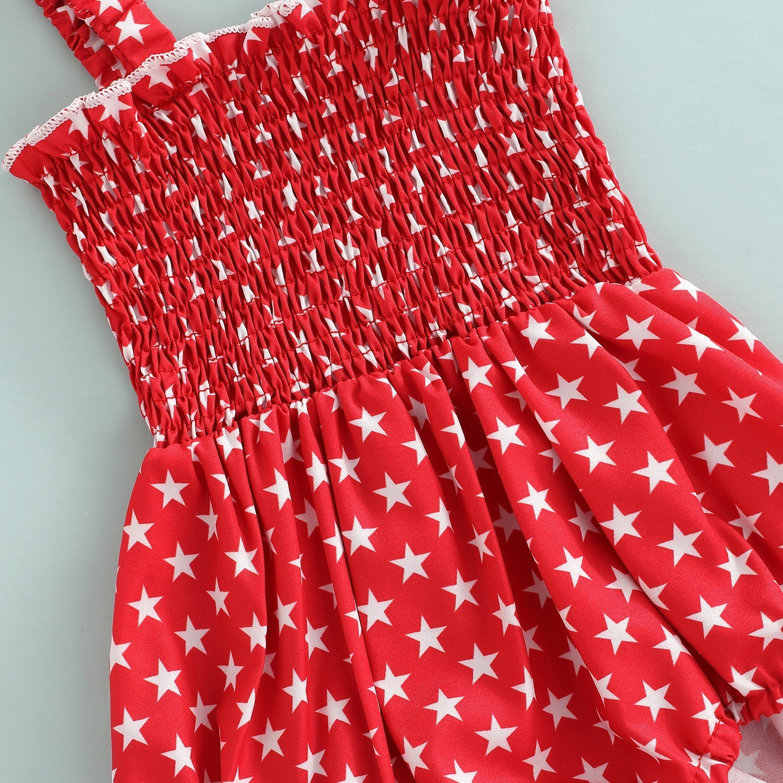 USA Stars Onesie with Bow