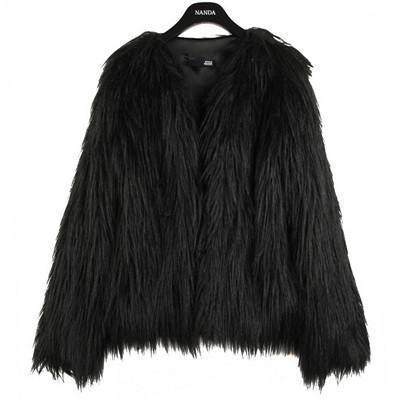 Shaggy Faux Fur Coat