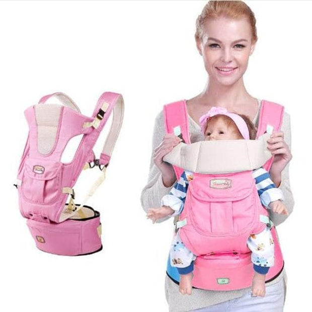 Ergonomic Baby Carrier infant Baby Hip Seat Sling - MomyMall Pink