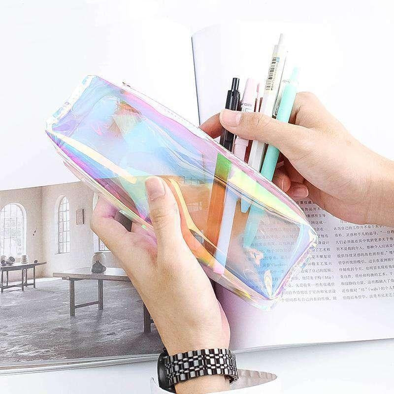 Kawaii Transparent Pencil Case - MomyMall