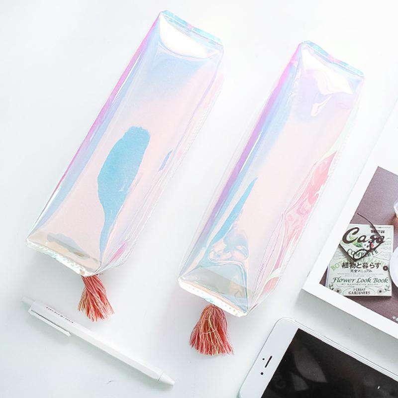 Kawaii Transparent Pencil Case - MomyMall