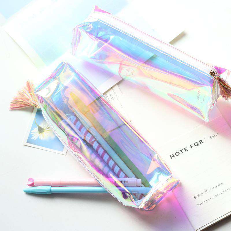 Kawaii Transparent Pencil Case - MomyMall