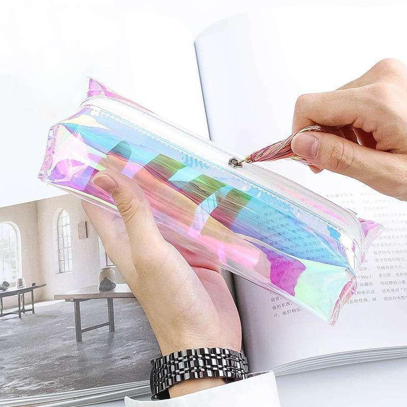 Kawaii Transparent Pencil Case - MomyMall