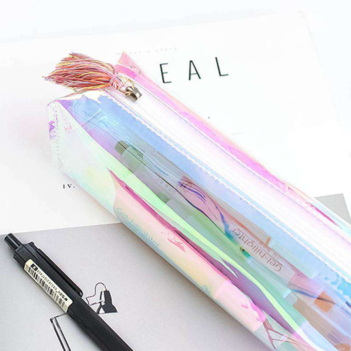 Kawaii Transparent Pencil Case - MomyMall