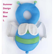 Bee Baby Head Protector - MomyMall Blue Bee L Summer