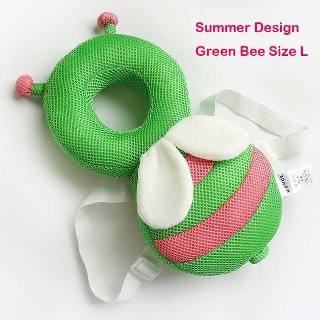 Bee Baby Head Protector - MomyMall Green Bee L Summer