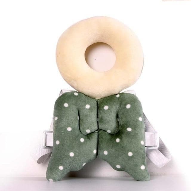 Bee Baby Head Protector - MomyMall Green Dot S