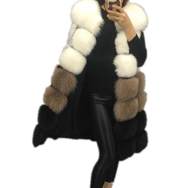 Winter Faux Fur Gilet - Multicolour