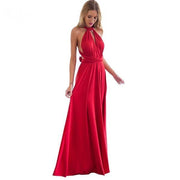 Multiway Wrap Maxi Dress - MomyMall RED / S