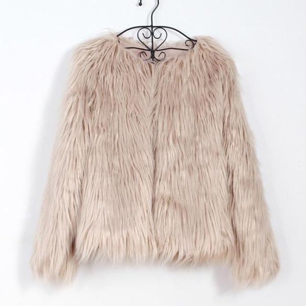 Shaggy Faux Fur Coat