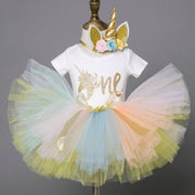 Baby Girl Fancy Party Flower Tutu Cake Smash Christmas Dresses - MomyMall Multiple 2 / 0-6M