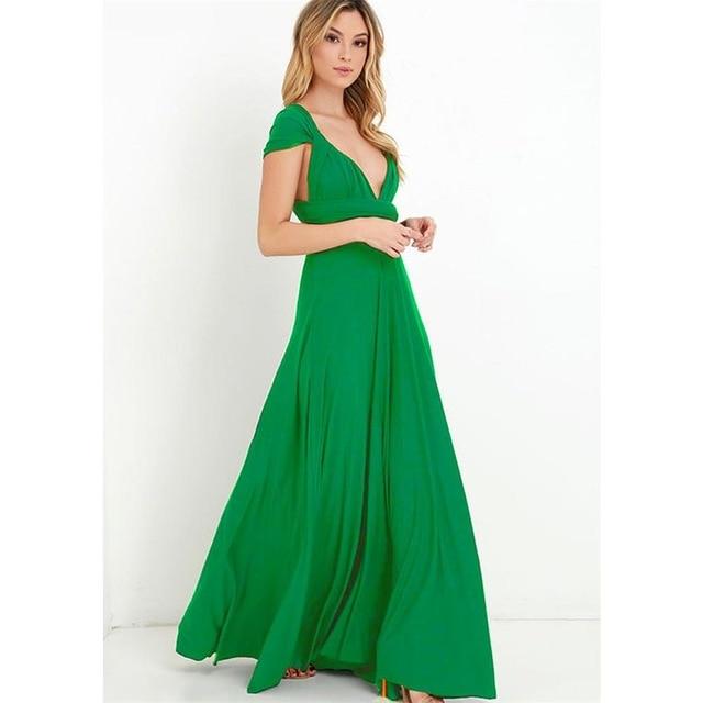 Multiway Wrap Convertible Maxi Dress