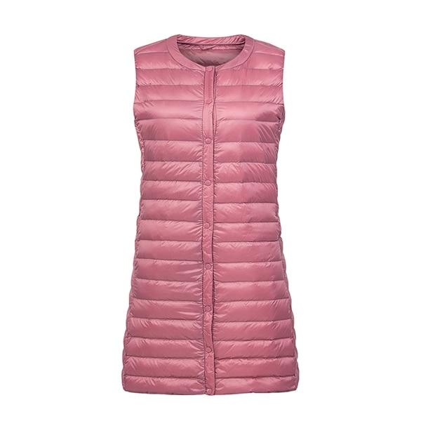 Ultra Light Down Windproof Vest - Long Lightweight Puffer Vest