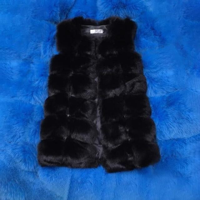 Faux Fur Vest - Sleeveless Gilet