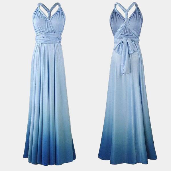 Gradient Multiway Dress - Convertible Maxi Bridesmaid Dress