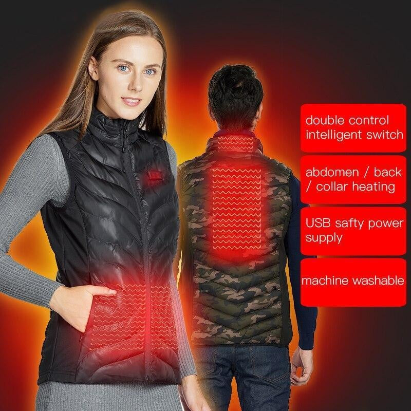 Heated Vest USB Infrared Heated Jacket