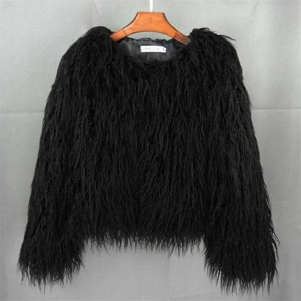 Faux Fur Jacket Shaggy