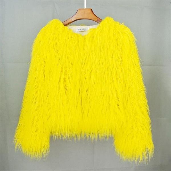 Faux Fur Jacket Shaggy