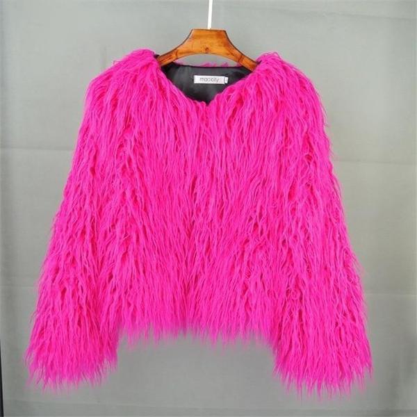 Faux Fur Jacket Shaggy