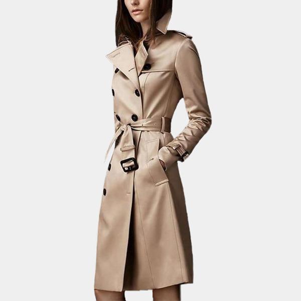 Double Breasted Coat - Belted Trench