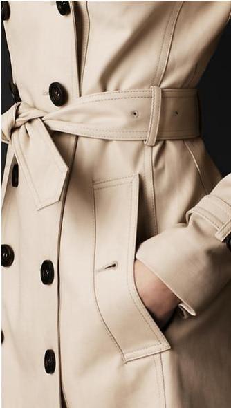 Double Breasted Coat - Belted Trench