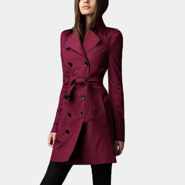 Double Breasted Coat - Belted Trench