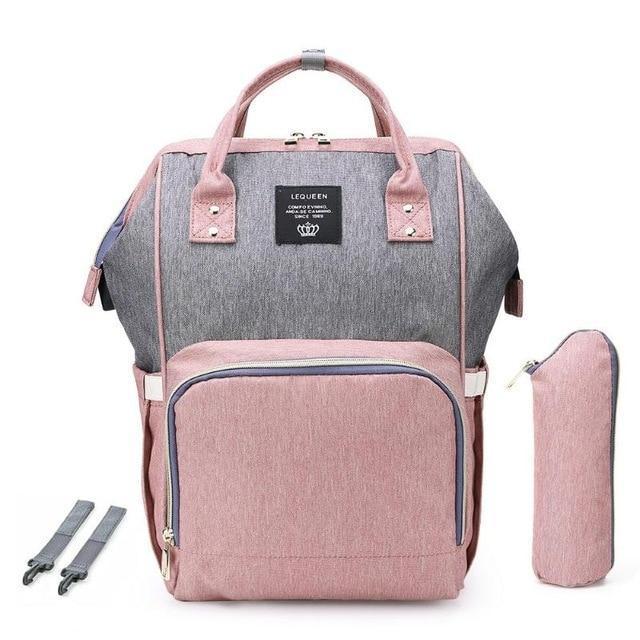 USB Diaper Bag - MomyMall Pink