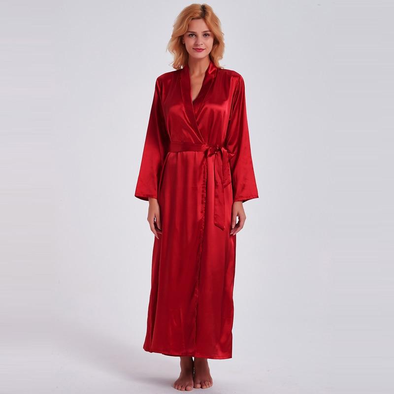 Maxi Satin Cami Nightdress With Matching Robe - MomyMall