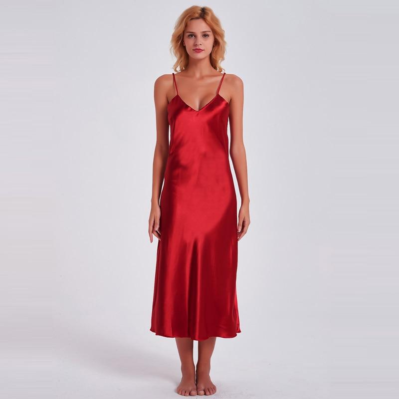 Maxi Satin Cami Nightdress With Matching Robe - MomyMall