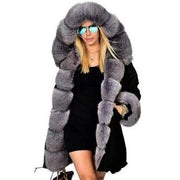 Luxe Hooded Faux Fur Coat