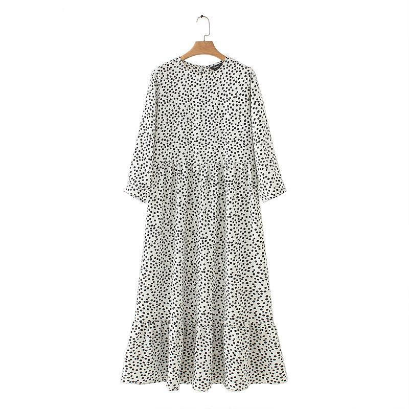 Spotty Printed Dress - MomyMall