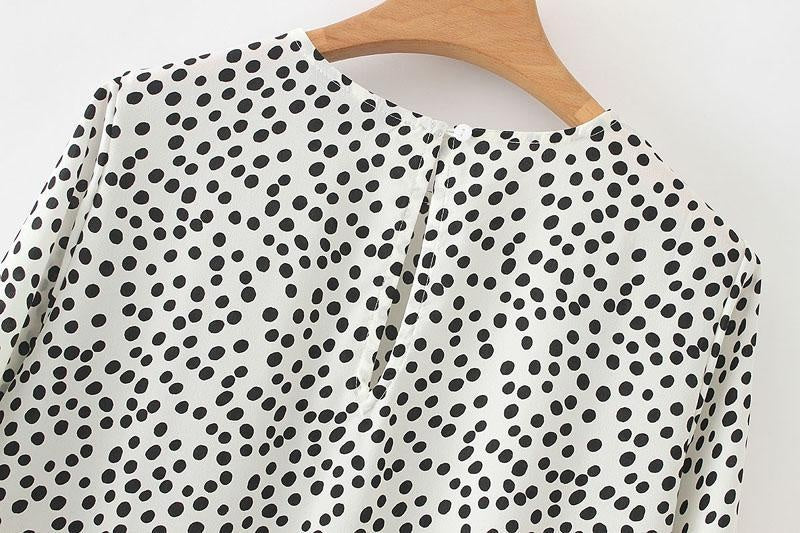 Spotty Printed Dress - MomyMall