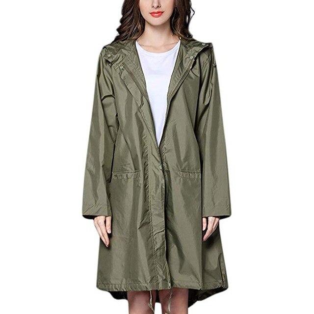 Waterproof Lightweight Rain Coat With Hood