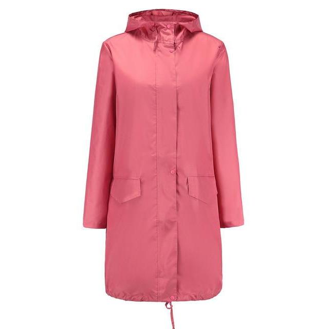 Waterproof Lightweight Rain Coat With Hood