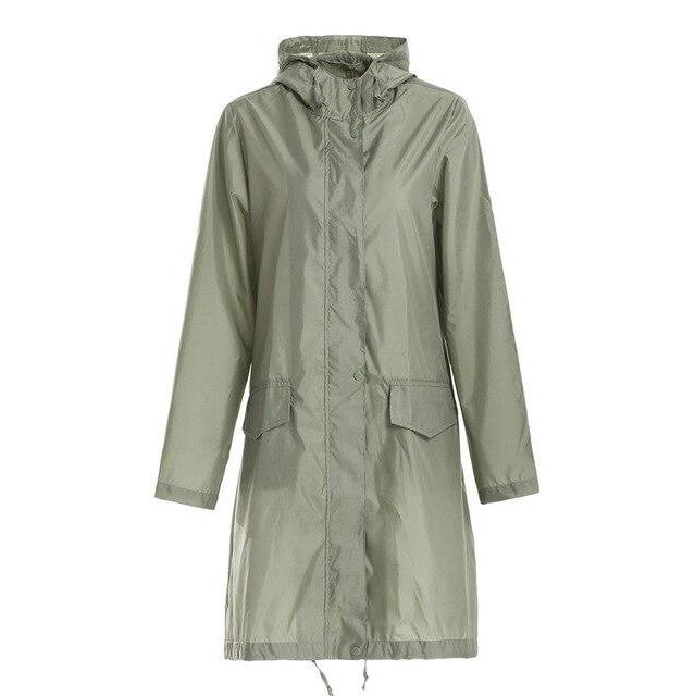 Waterproof Lightweight Rain Coat With Hood